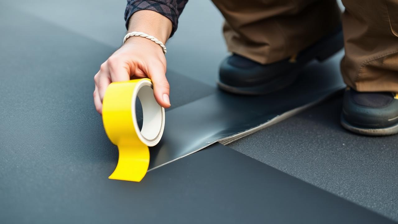 Dakleer/EPDM plakken bij scheuren door Dakwereld Nederland in Limburg en Noord-Brabant