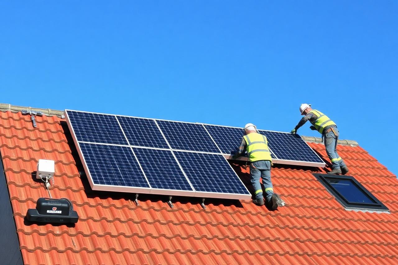 Zonnepanelen-voorbereiding op het dak / zonnepanelen laten plaatsen (i.s.m. installateur) door Dakwereld Nederland in Limburg en Noord-Brabant